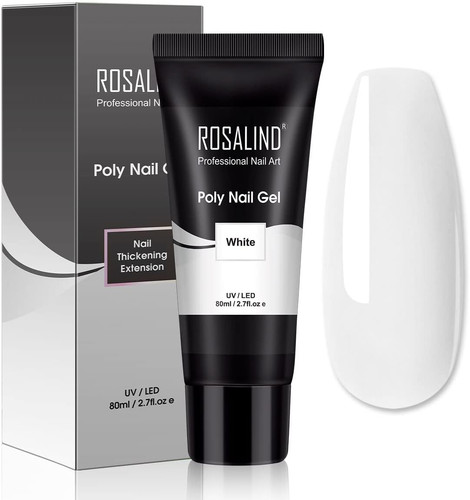 Bianco poly nail gel 80ml - poly,